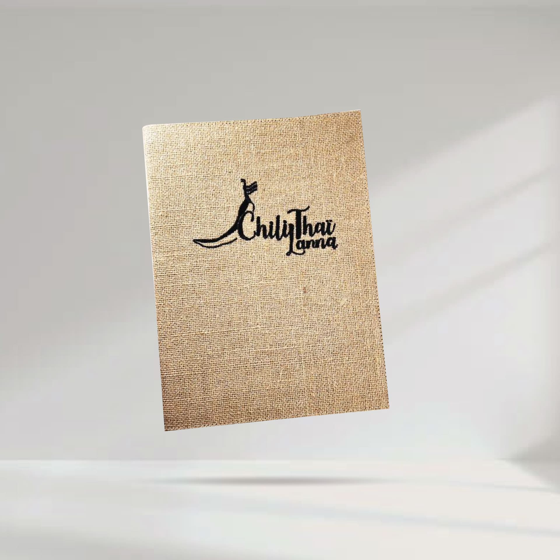 Sackcloth Fabric Menu Cover ปกเมนูผ้ากระสอบเคลือบกันน้ำ