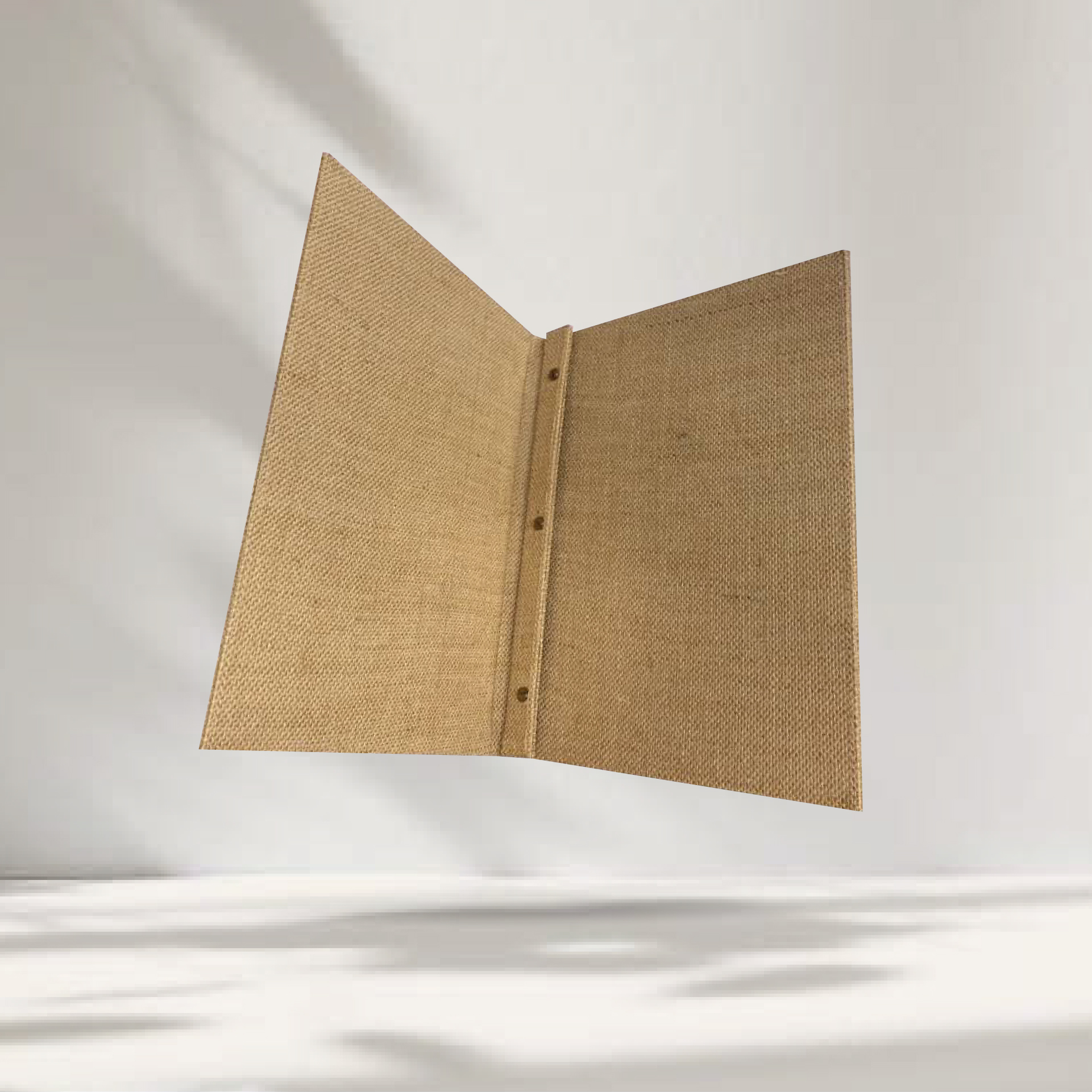 Sackcloth Fabric Menu Cover ปกเมนูผ้ากระสอบเคลือบกันน้ำ