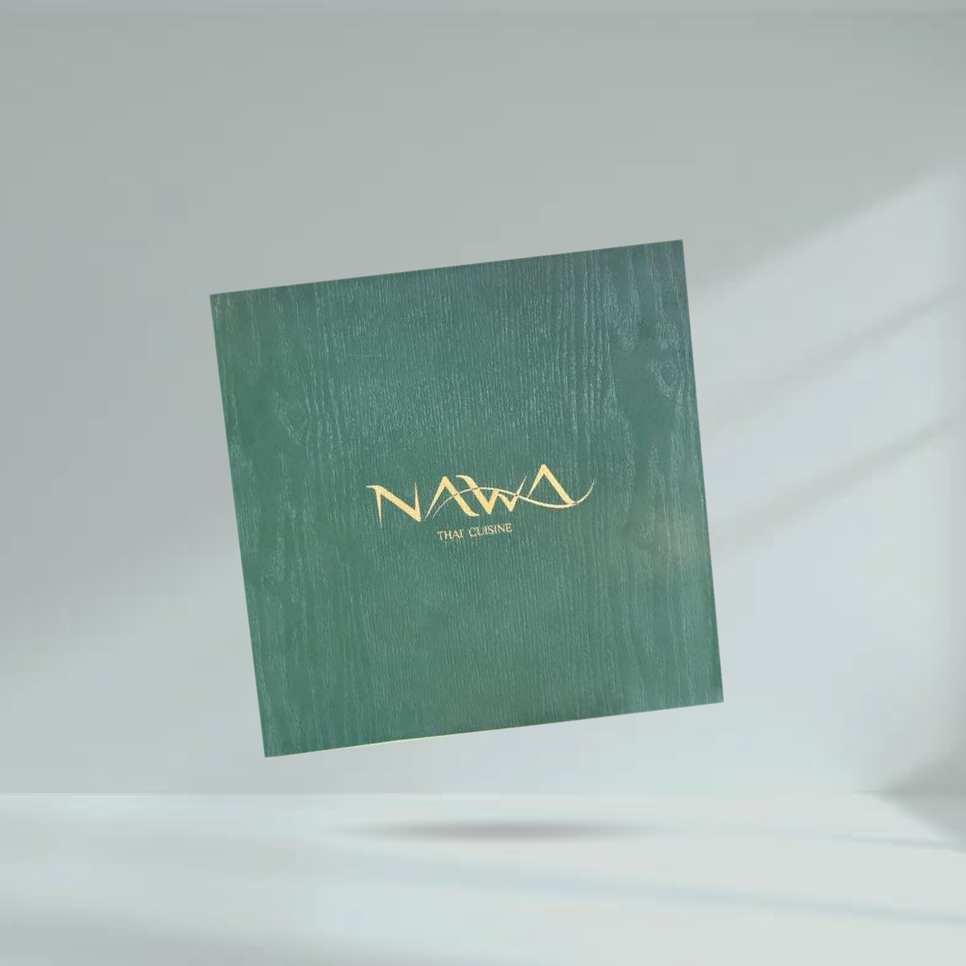 Premuim Wooden Menu Cover ปกเมนูไม้เกรดพรีเมี่ยม สีเขียว