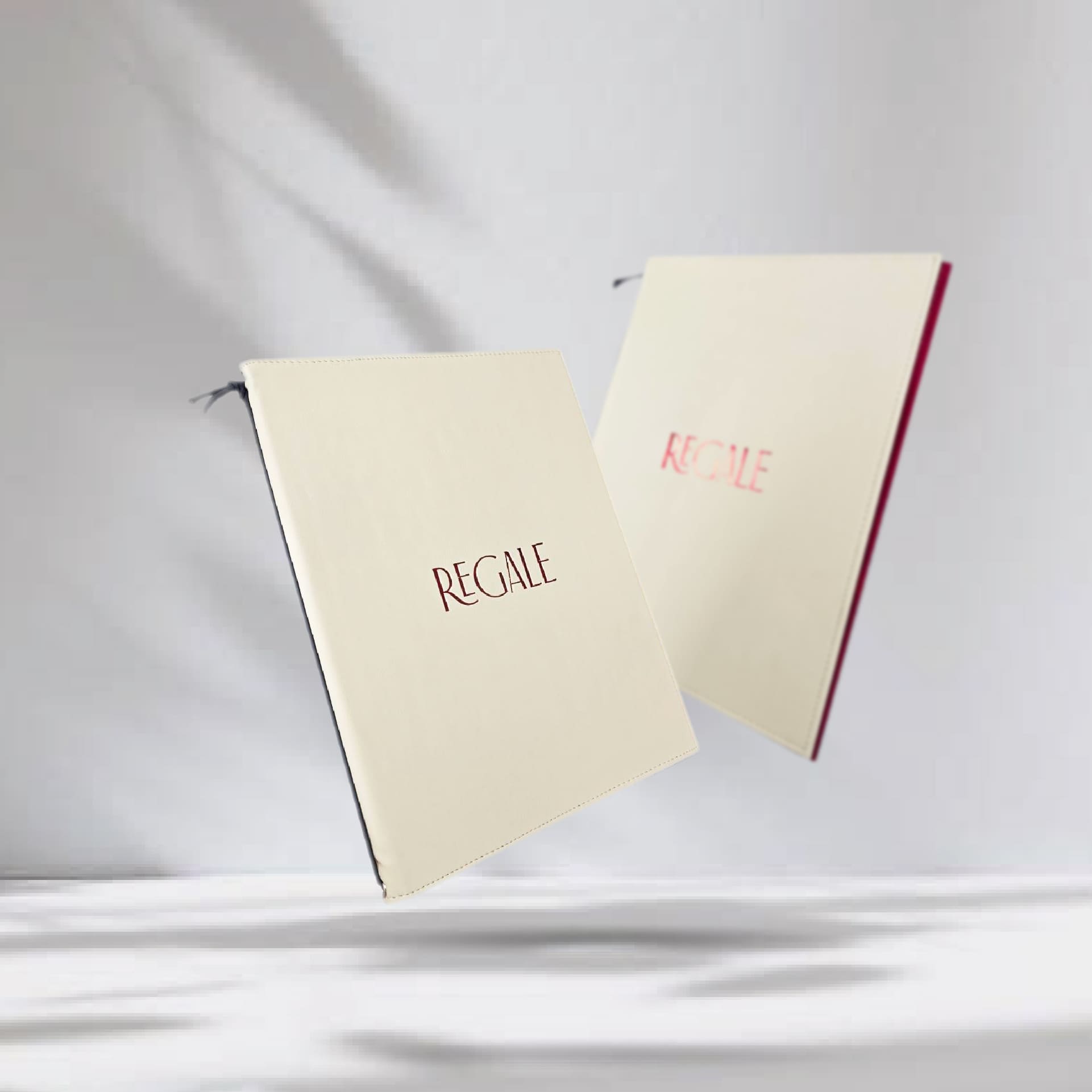 Beige Leather  Menu Cover ปกเมนูหนังเทียม สีเบจ 