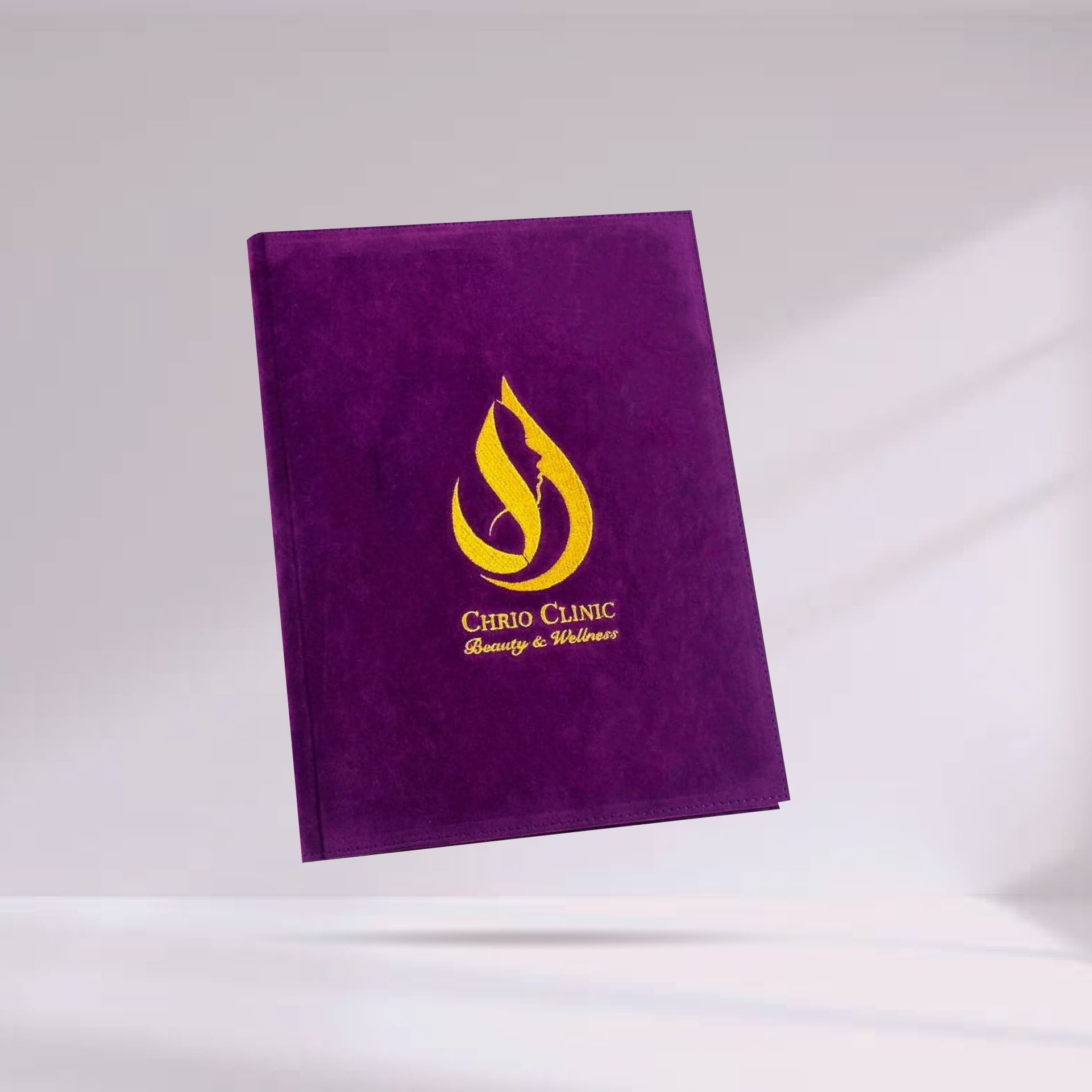 Premium Velvet Menu Cover ปกผ้ากำมะหยี่พรีเมี่ยม สีม่วงเข้ม