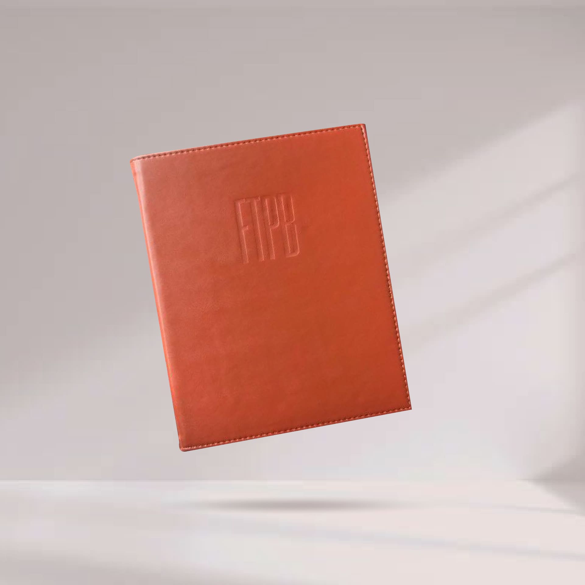 A5 Leather Folder ปกแฟ้มหนังเทียมพียู สีส้ม