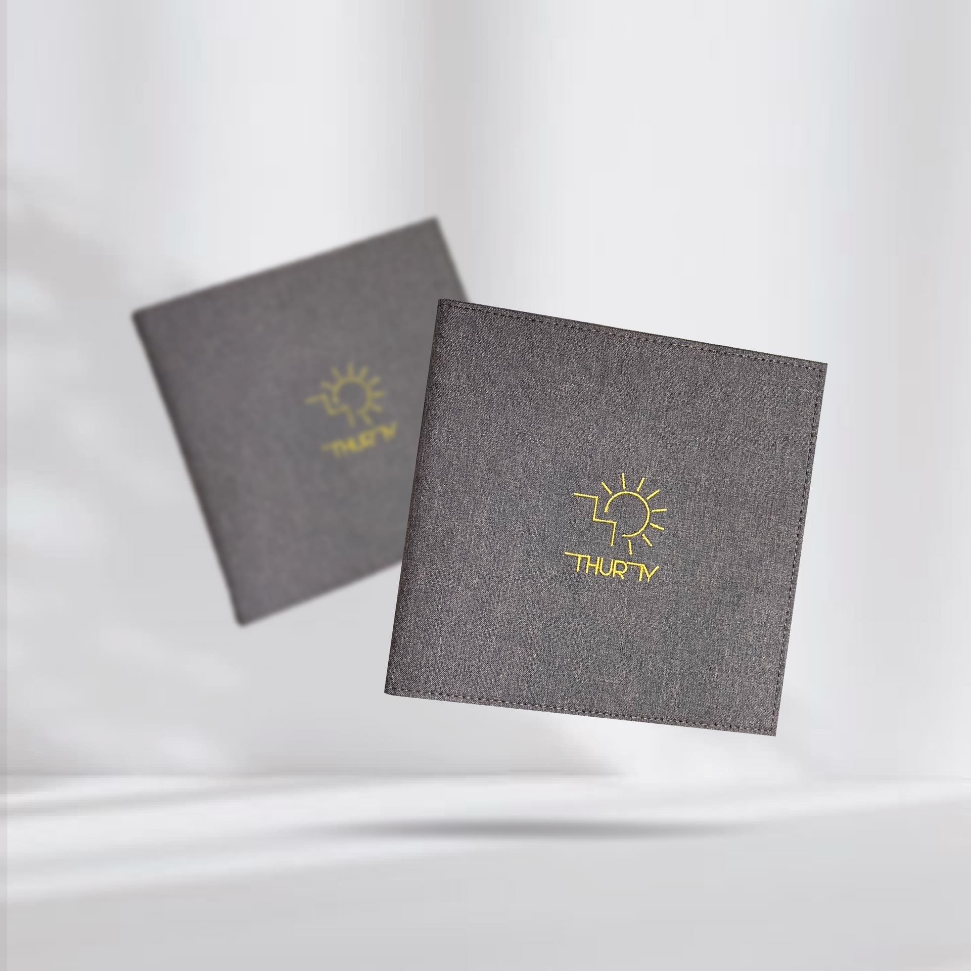 Brown Fabric Menu Cover ปกเมนูผ้าพีวีซี สีน้ำตาลเข้ม