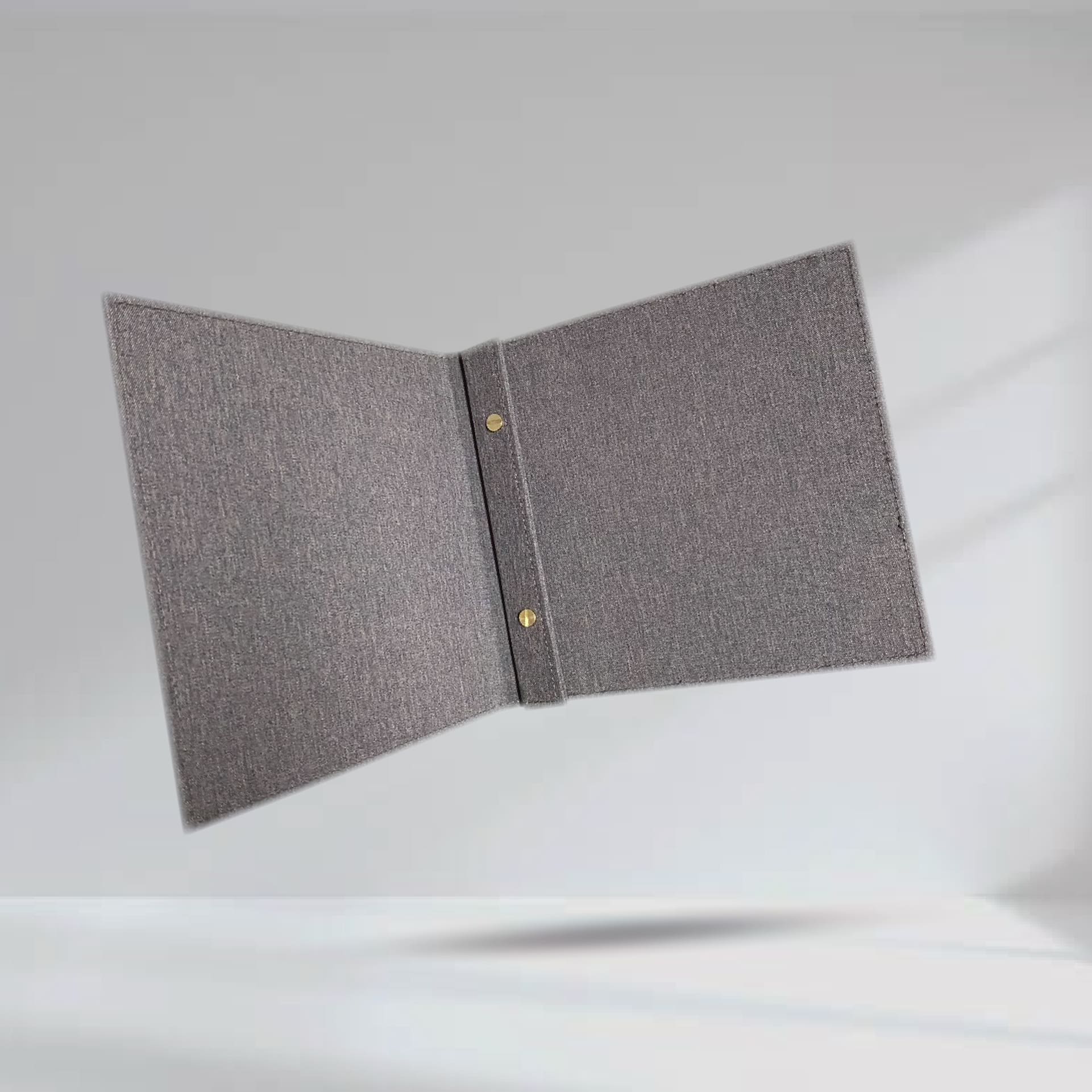 Brown Fabric Menu Cover ปกเมนูผ้าพีวีซี สีน้ำตาลเข้ม