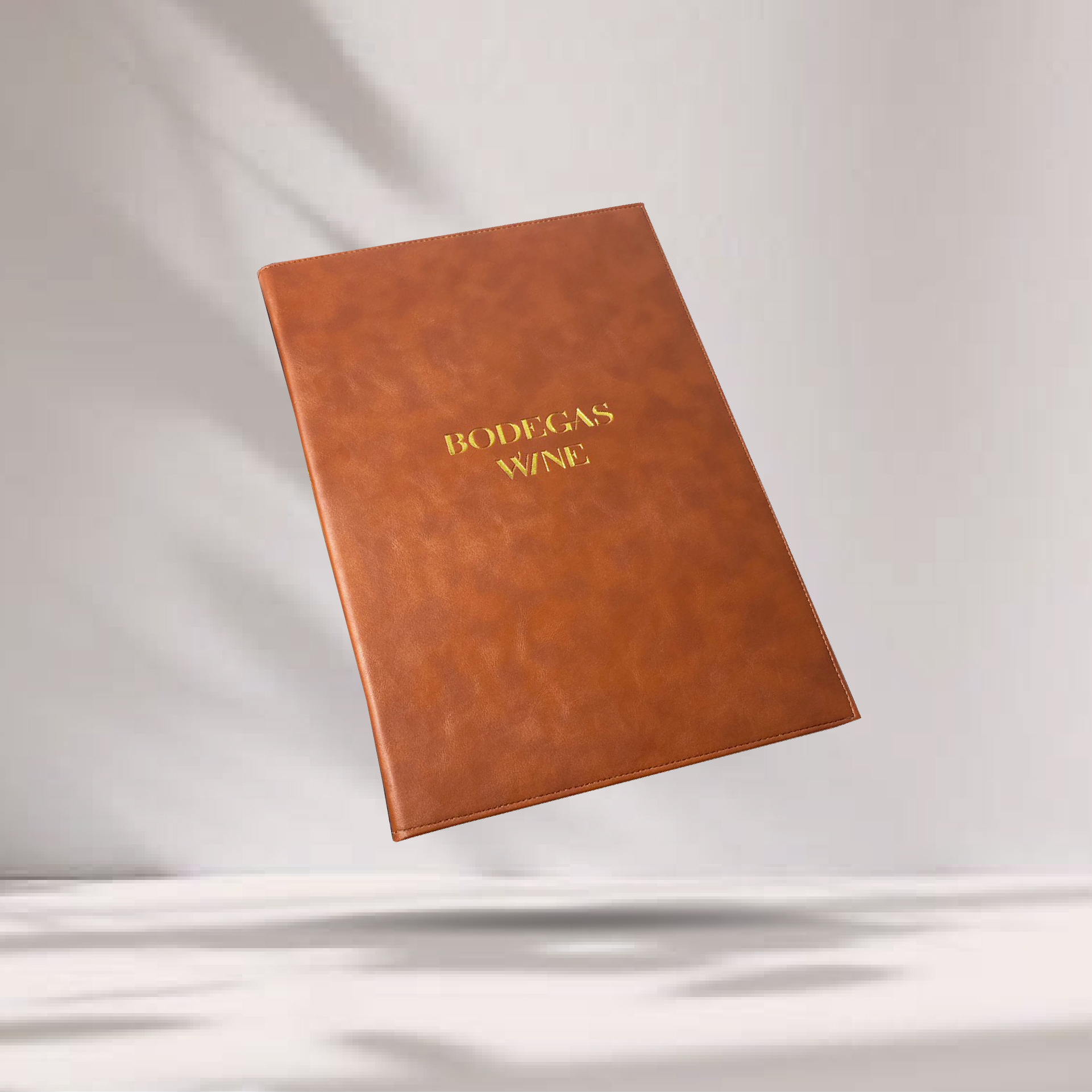 Leatherette Menu Cover ปกเมนูหนังเทียมพีวีซี สีน้ำตาล