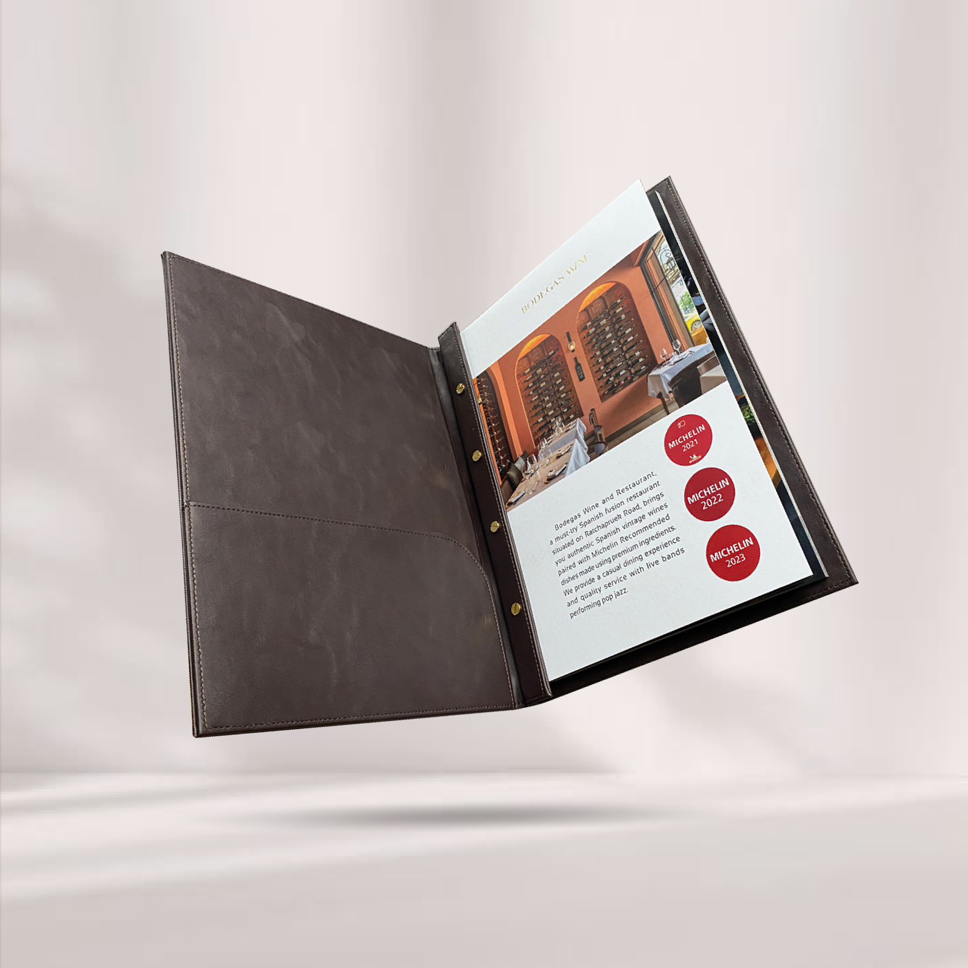 Wood Menu Board with Screws Home แผ่นไม้อัดลายไม้สัก เคลือบและทำสี 