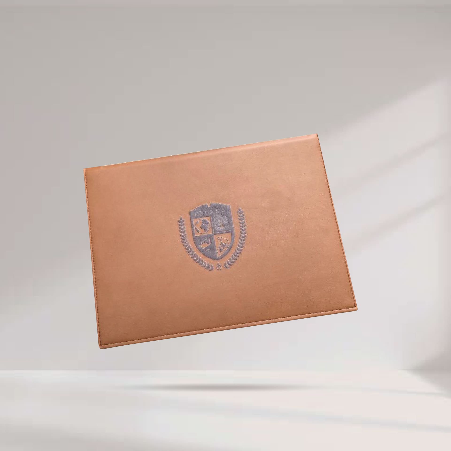 Brown Leather Certificate Cover ปกประกาศนียบัตรหนังเทียมพีวีซี