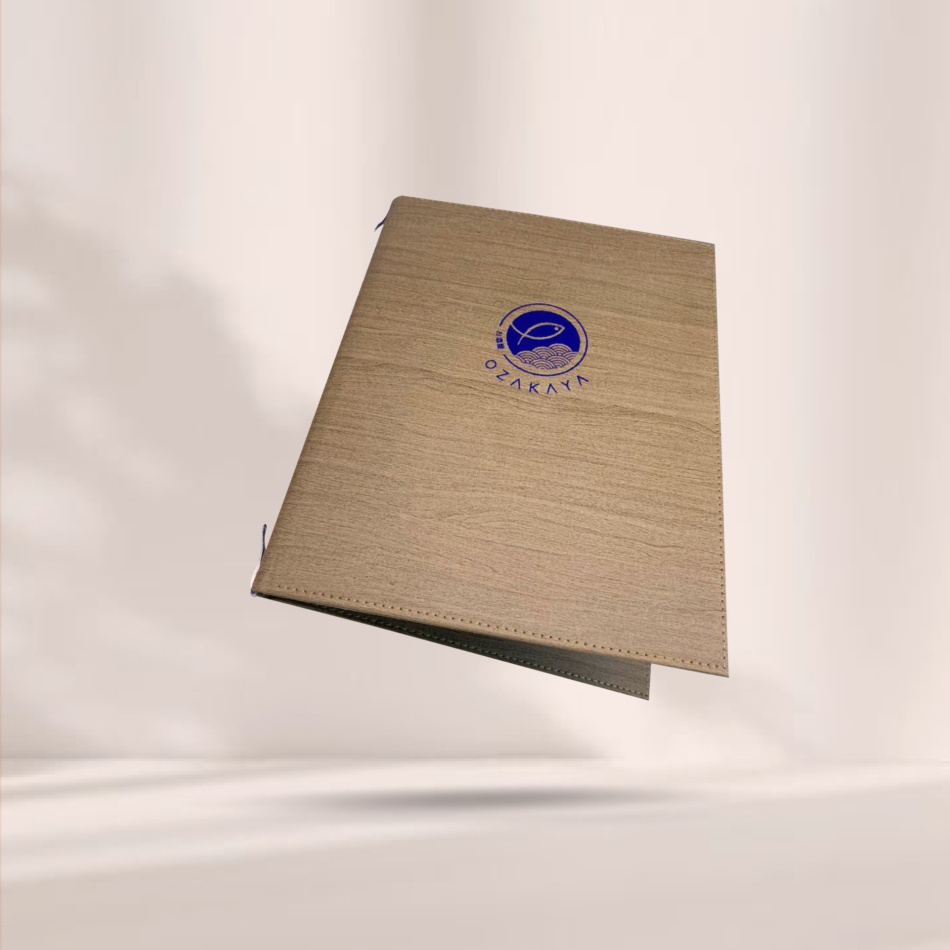 Food - Leather Wood Menu Cover ปกเมนูอาหารหนังเทียมลายไม้