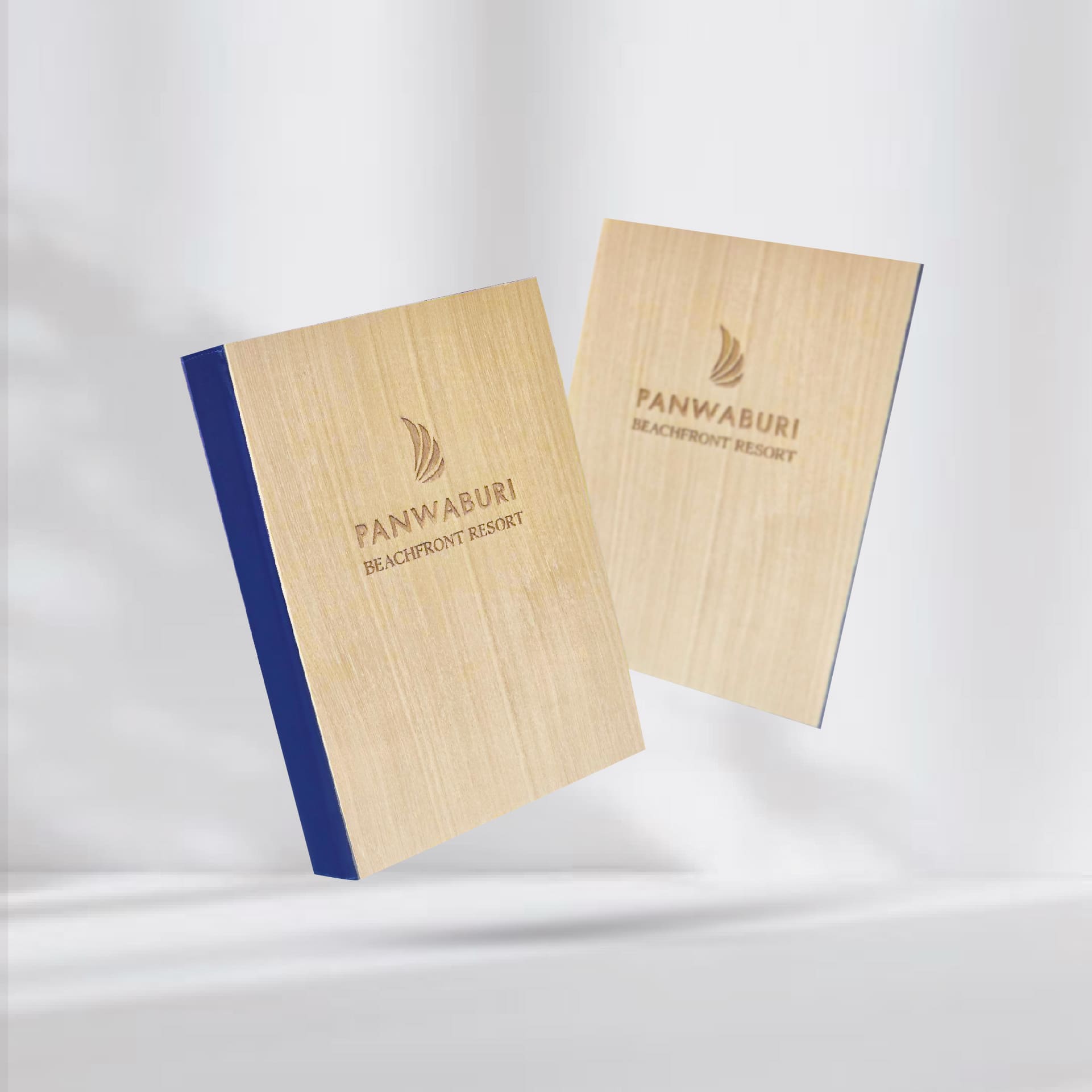 Nature Wood Menu Cover - Loop ปกเมนูไม้ ทำสีธรรมชาติและเคลือบ