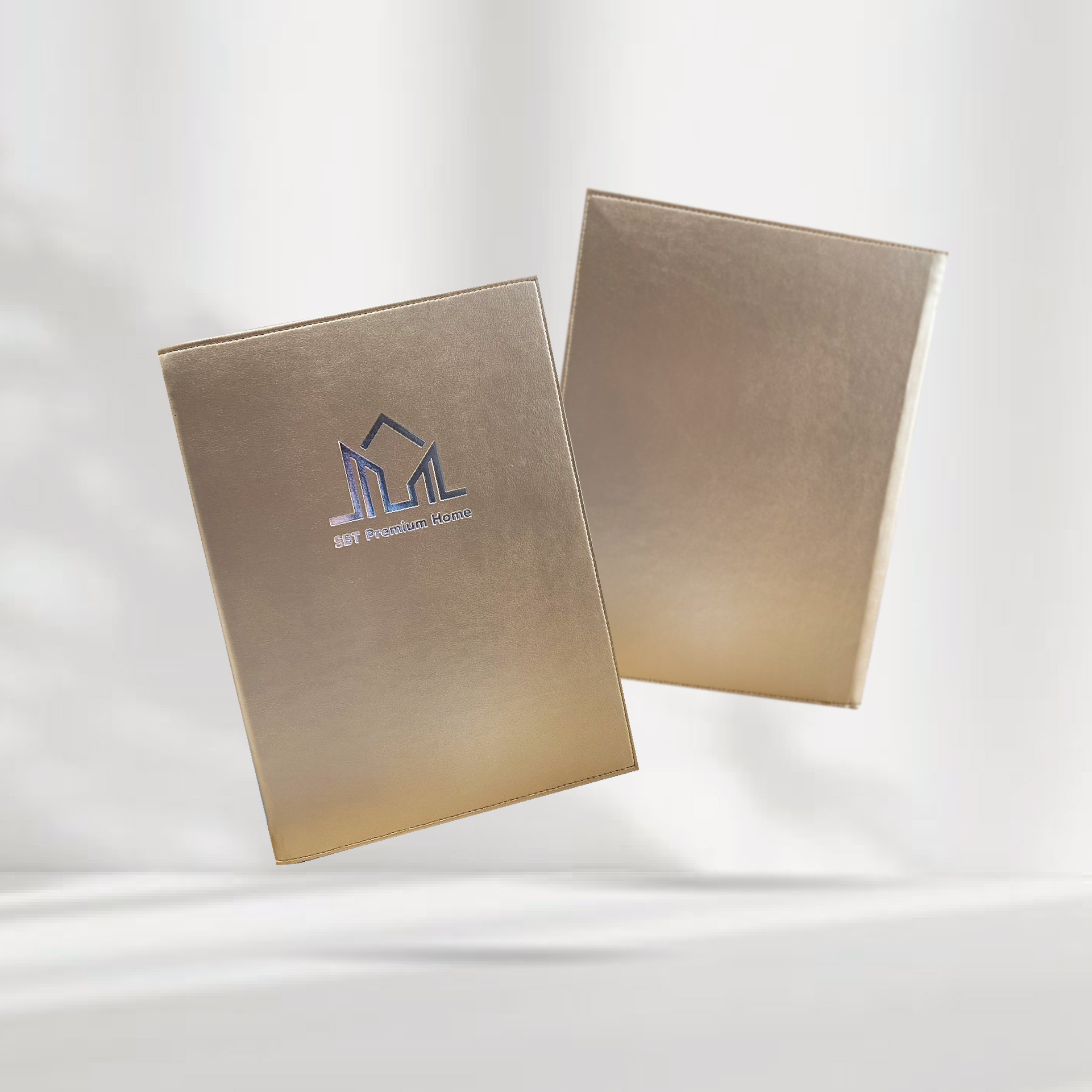 A4 Leather Menu Cover Premium ปกแฟ้มหนังเทียมเกรดพรีเมี่ยม สีทอง