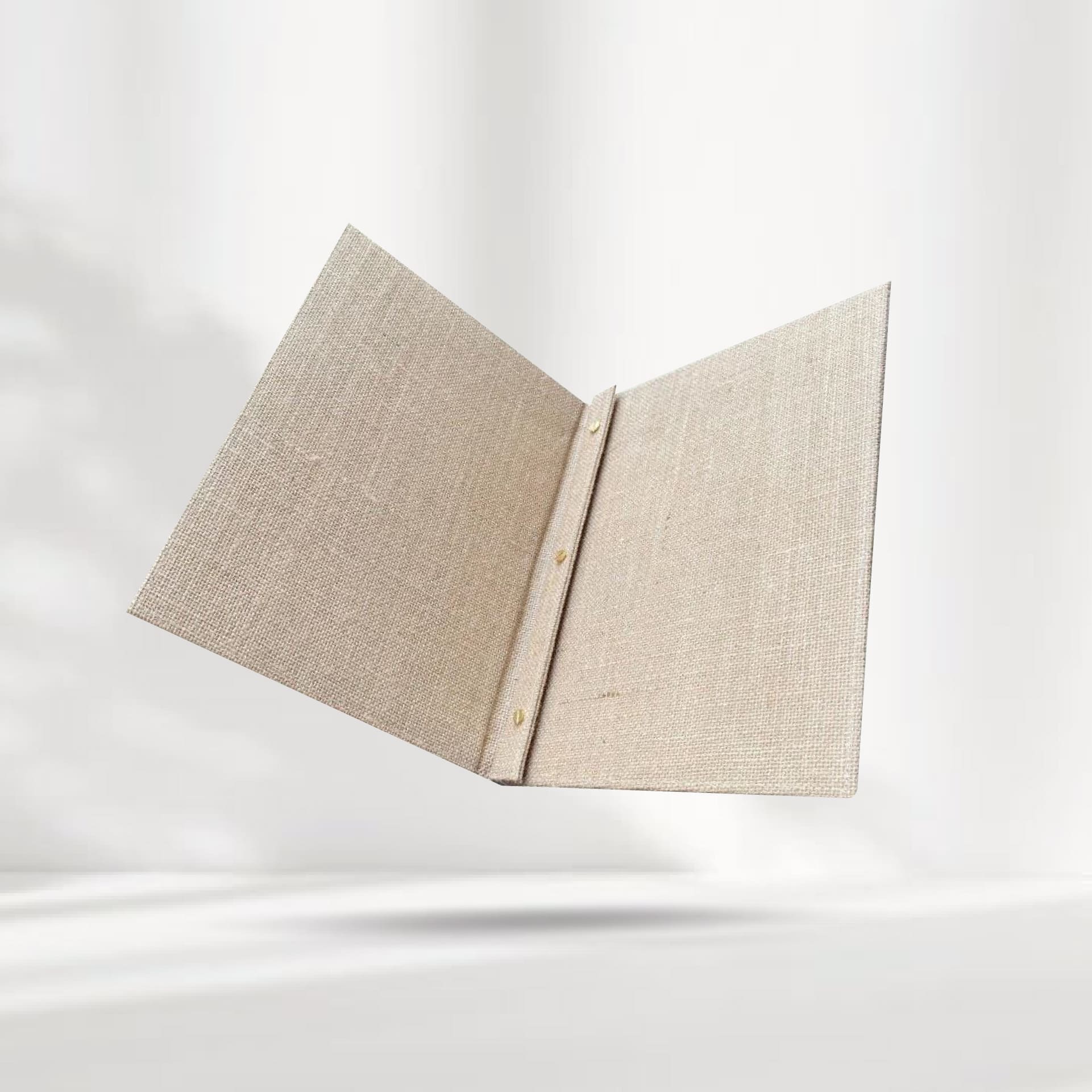 Sackcloth Menu Cover -  Ros Leela ปกเมนูผ้ากระสอบ
