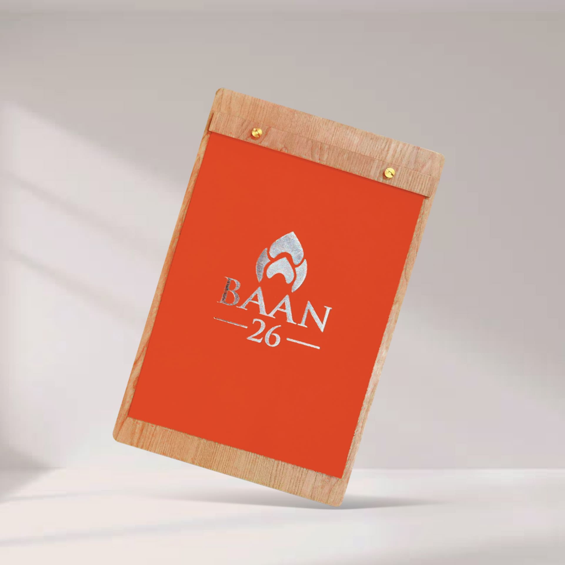 Wooden Menu Board แผ่นปกเมนูไม้