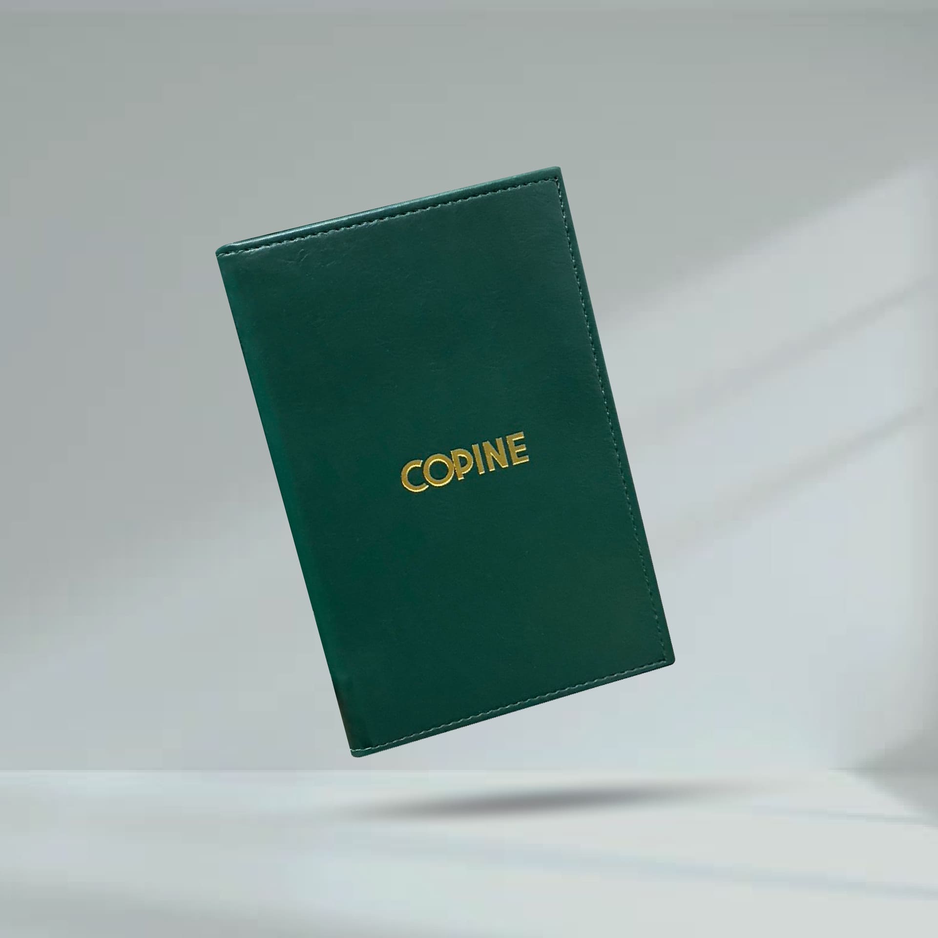 Green Bill Folder ปกใบเสร็จหนังเทียม สีเขียว
