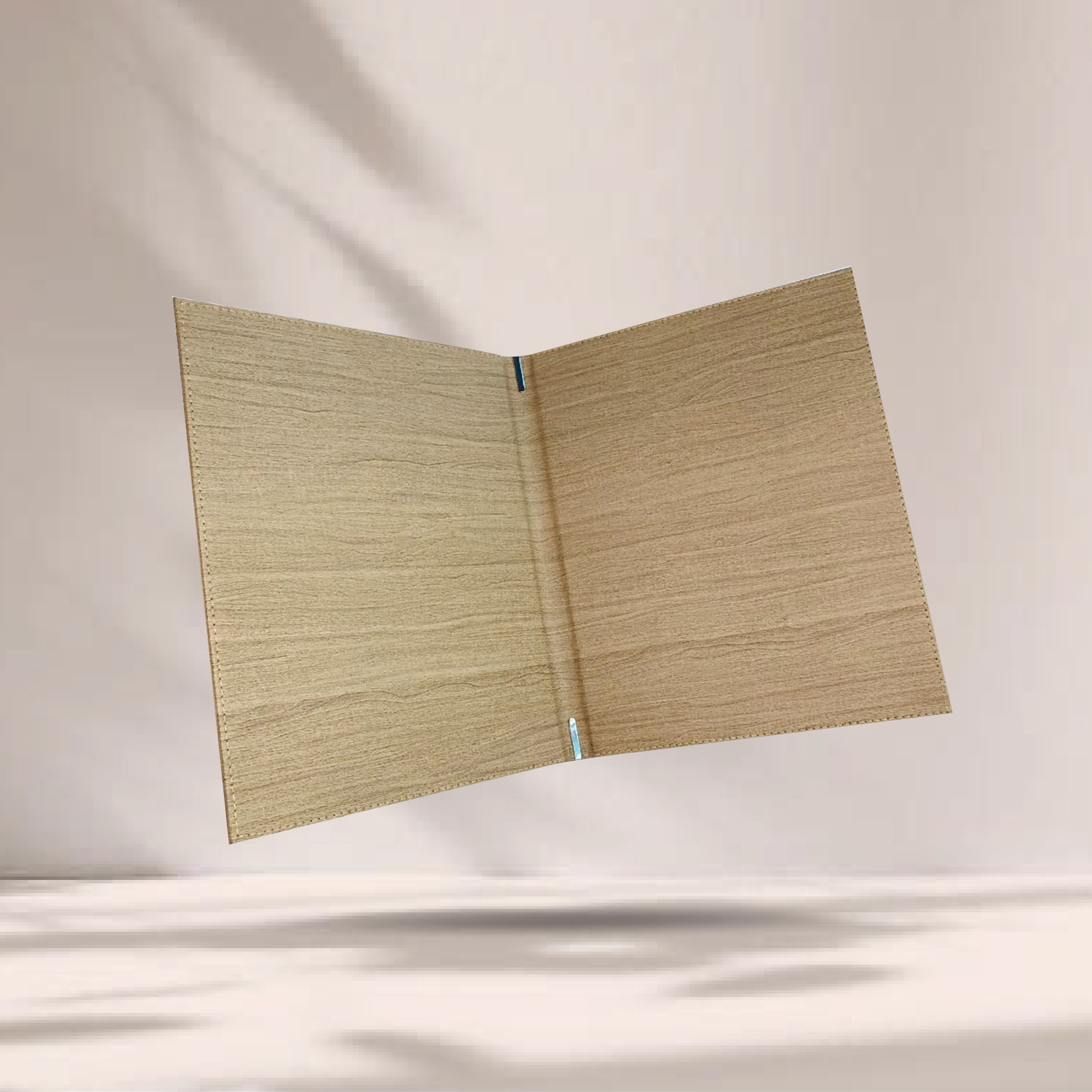 Food - Leather Wood Menu Cover ปกเมนูอาหารหนังเทียมลายไม้