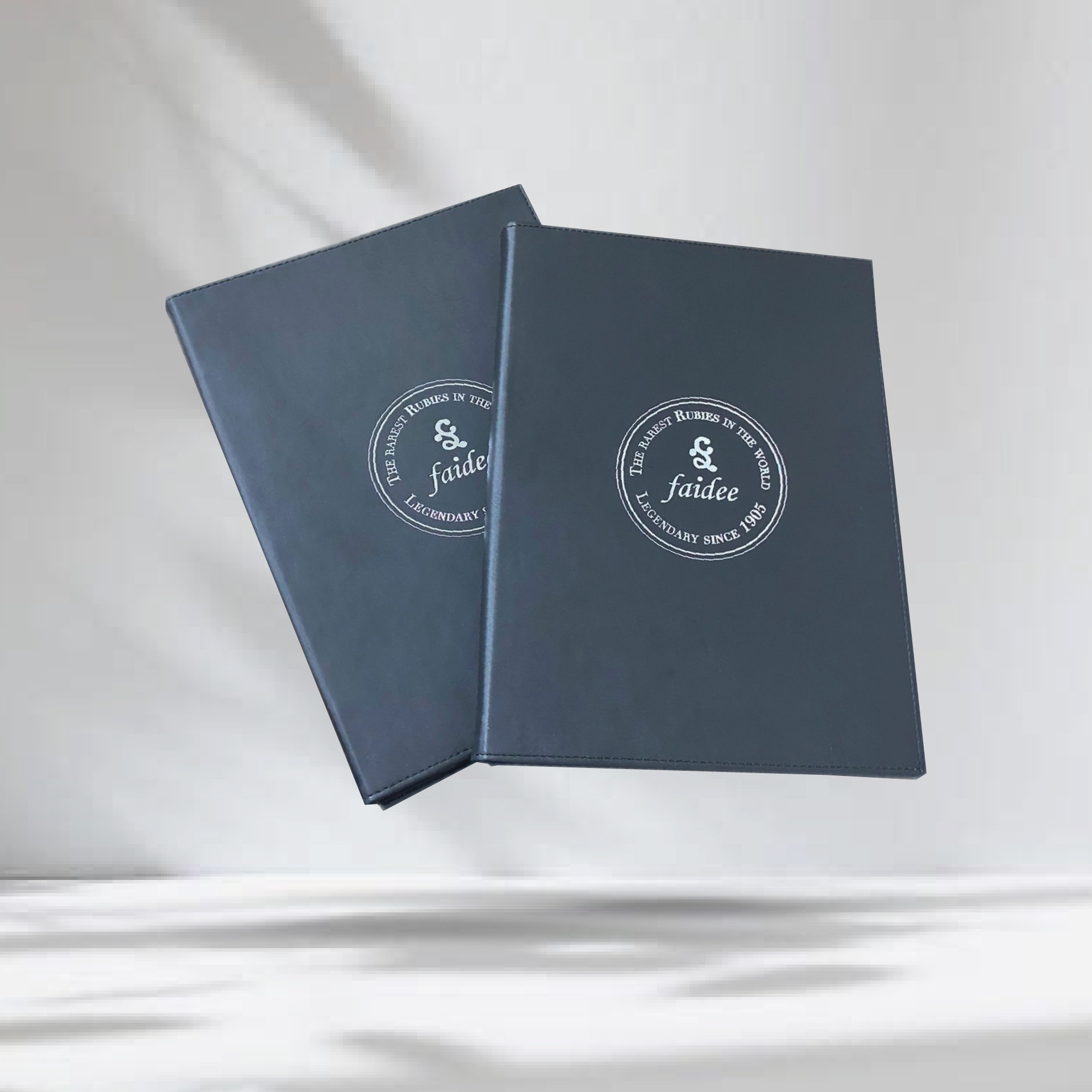 3 View Leather Menu Cover  ปกเมนูหนังเทียมพีวีซี 3 พับ