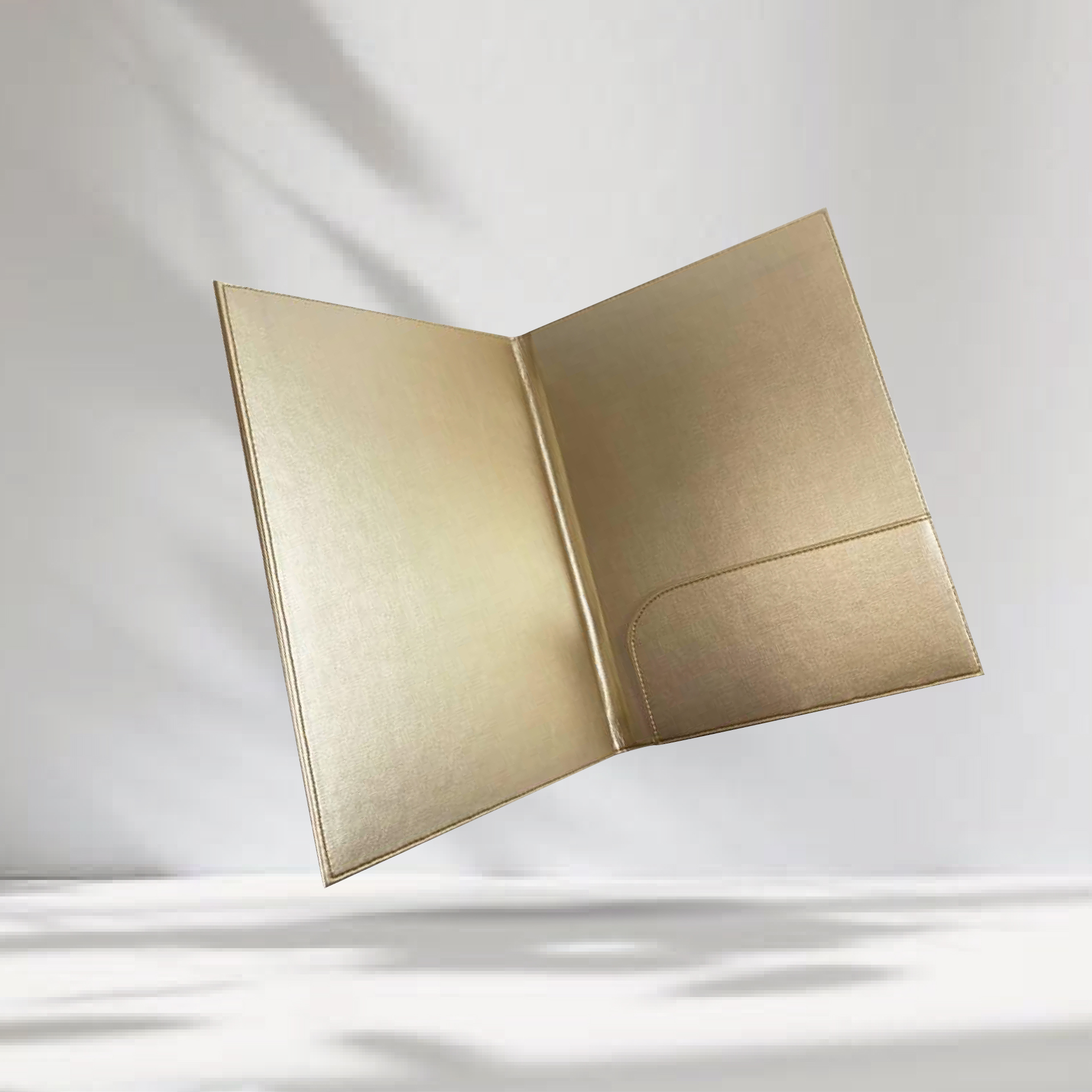 A4 Leather Menu Cover Premium ปกแฟ้มหนังเทียมเกรดพรีเมี่ยม สีทอง