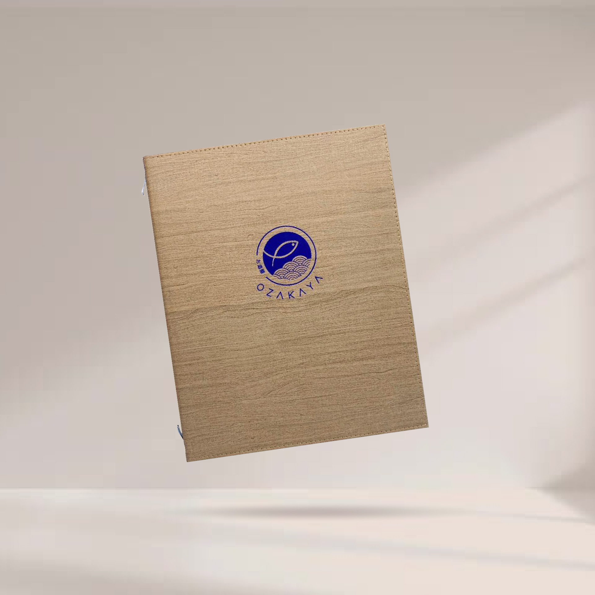 Food - Leather Wood Menu Cover ปกเมนูอาหารหนังเทียมลายไม้