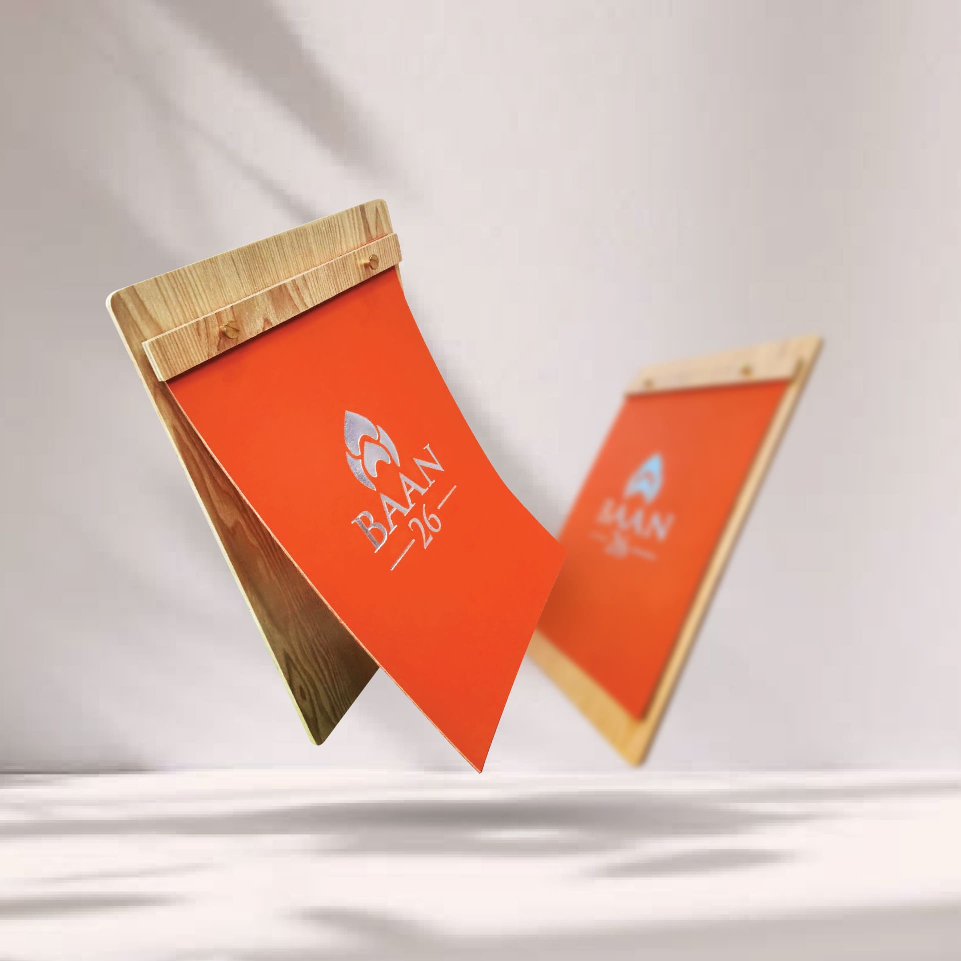 Wooden Menu Board แผ่นปกเมนูไม้