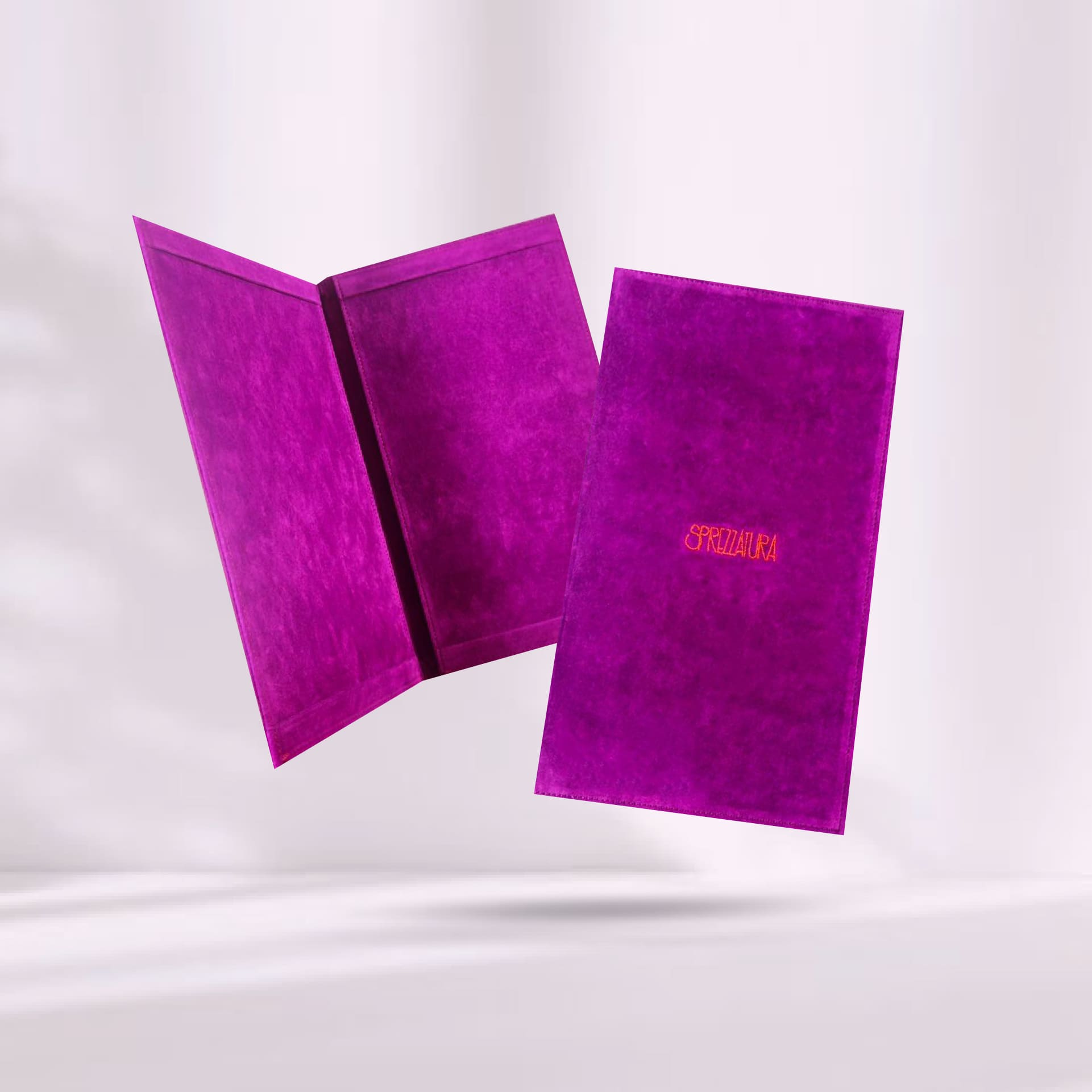Premium Velvet Menu Cover ปกเมนูผ้ากำมะหยี่เกรดพรีเมี่ยม สีม่วง