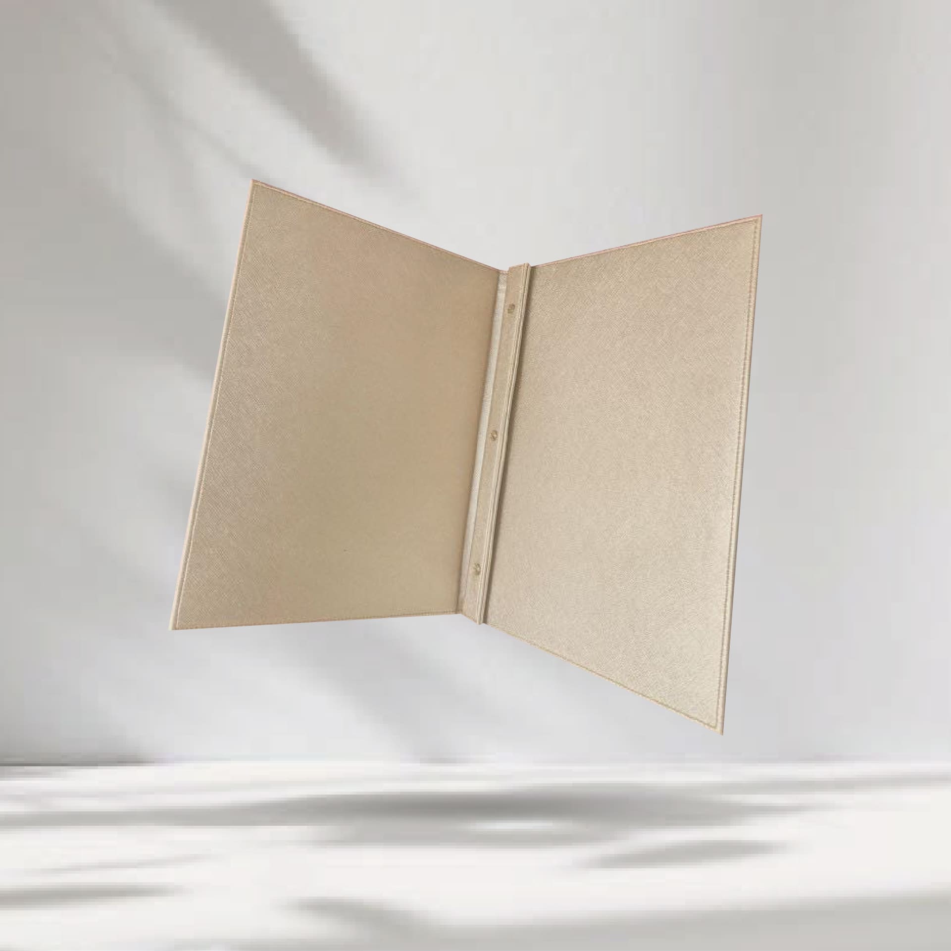 Golden Leather Folder ปกแฟ้มหนังเทียมพราด้าสีทอง