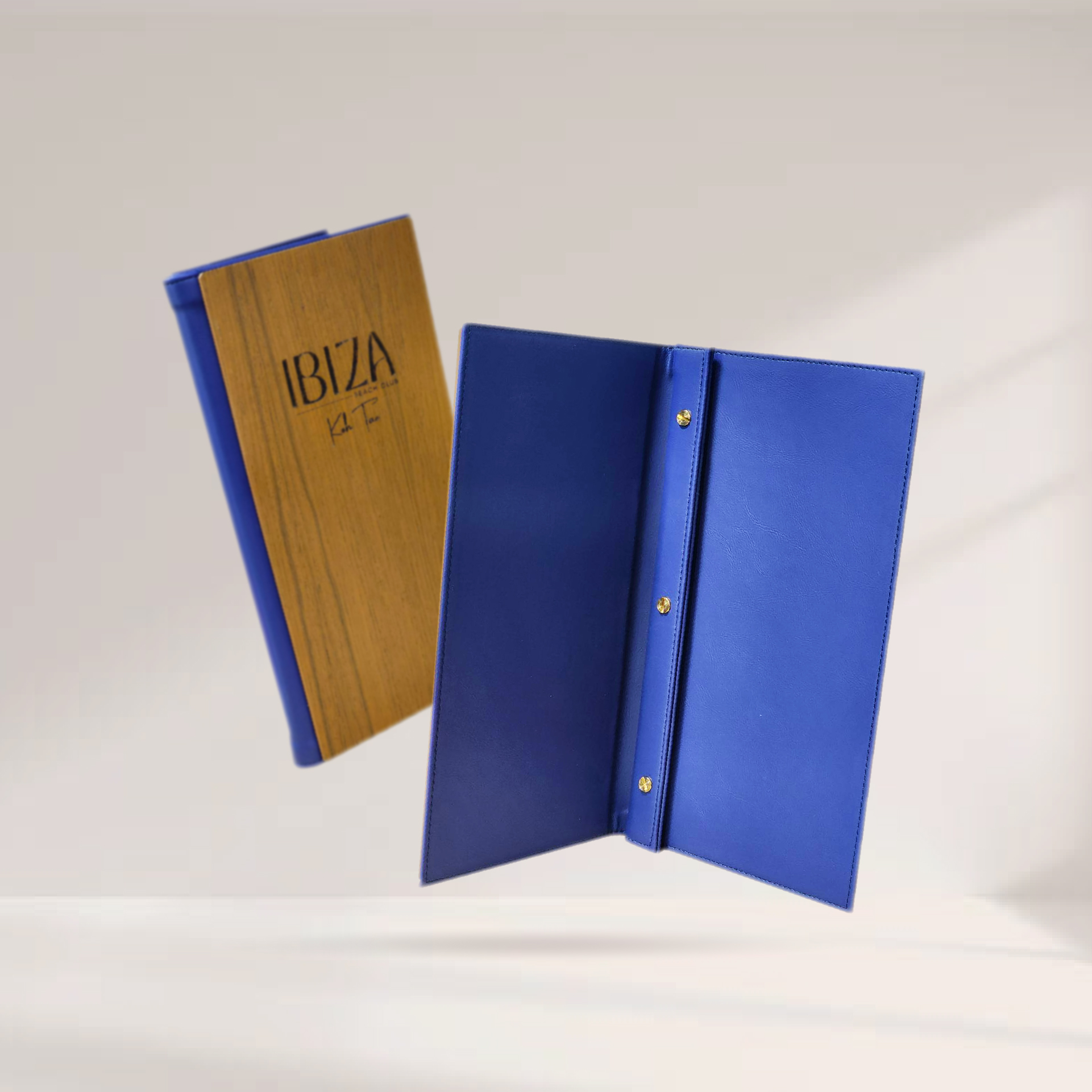 Drink - Nature Wood Menu Cover  ปกเมนูไม้ ทำสีธรรมชาติและเคลือบ
