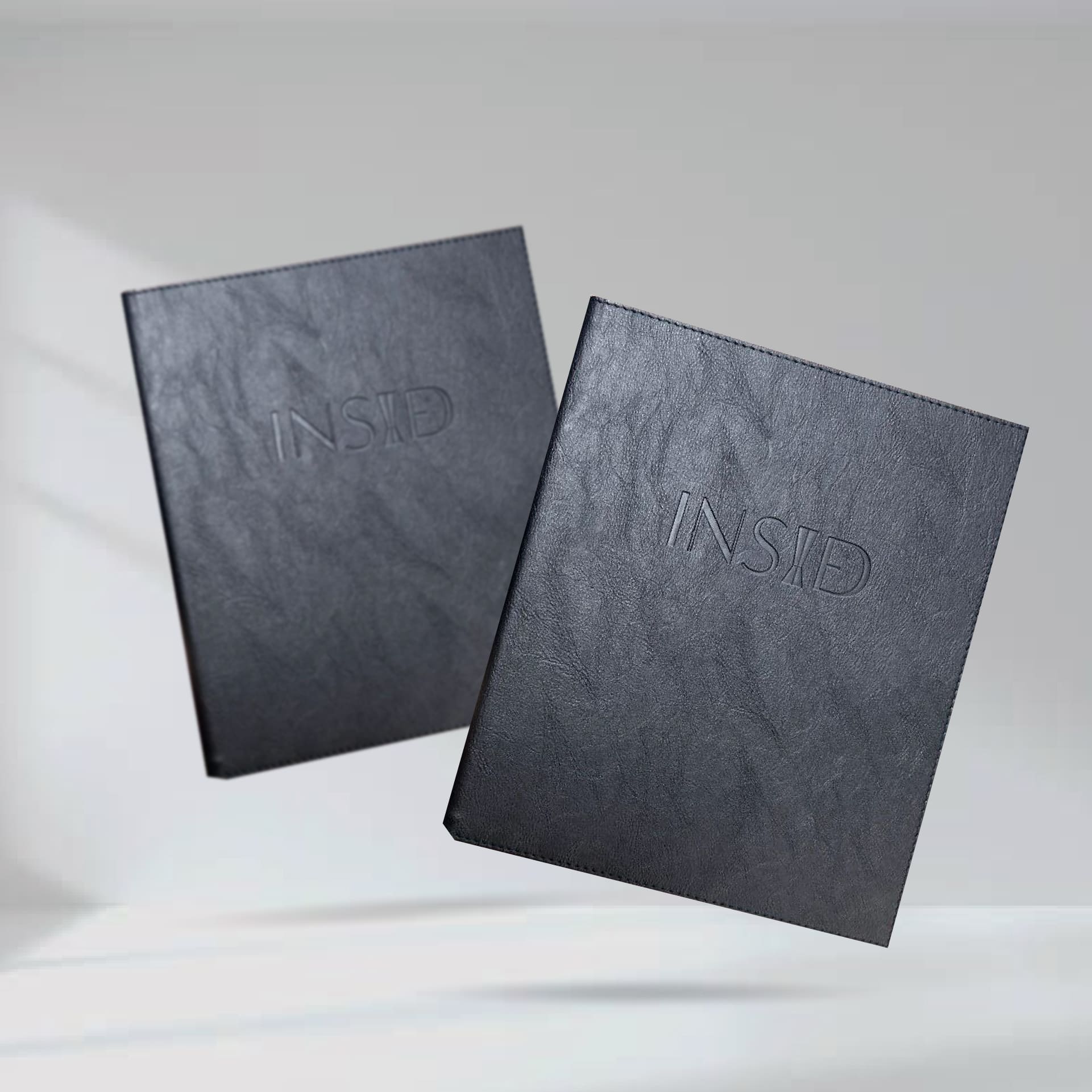 Beverage Leather Menu Cover ปกเมนูหนังเทียมพีวีซี สีดำ