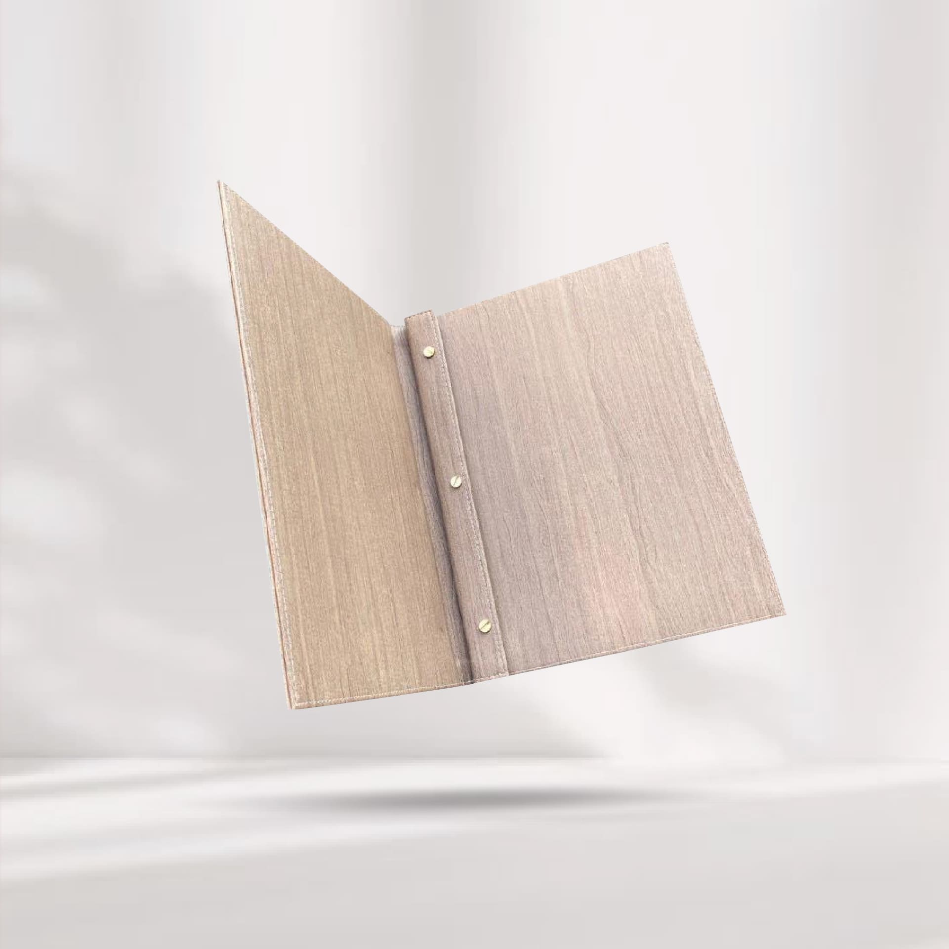 Premuim Wood Leather Menu Cover ปกเมนูหนังเทียมลายไม้