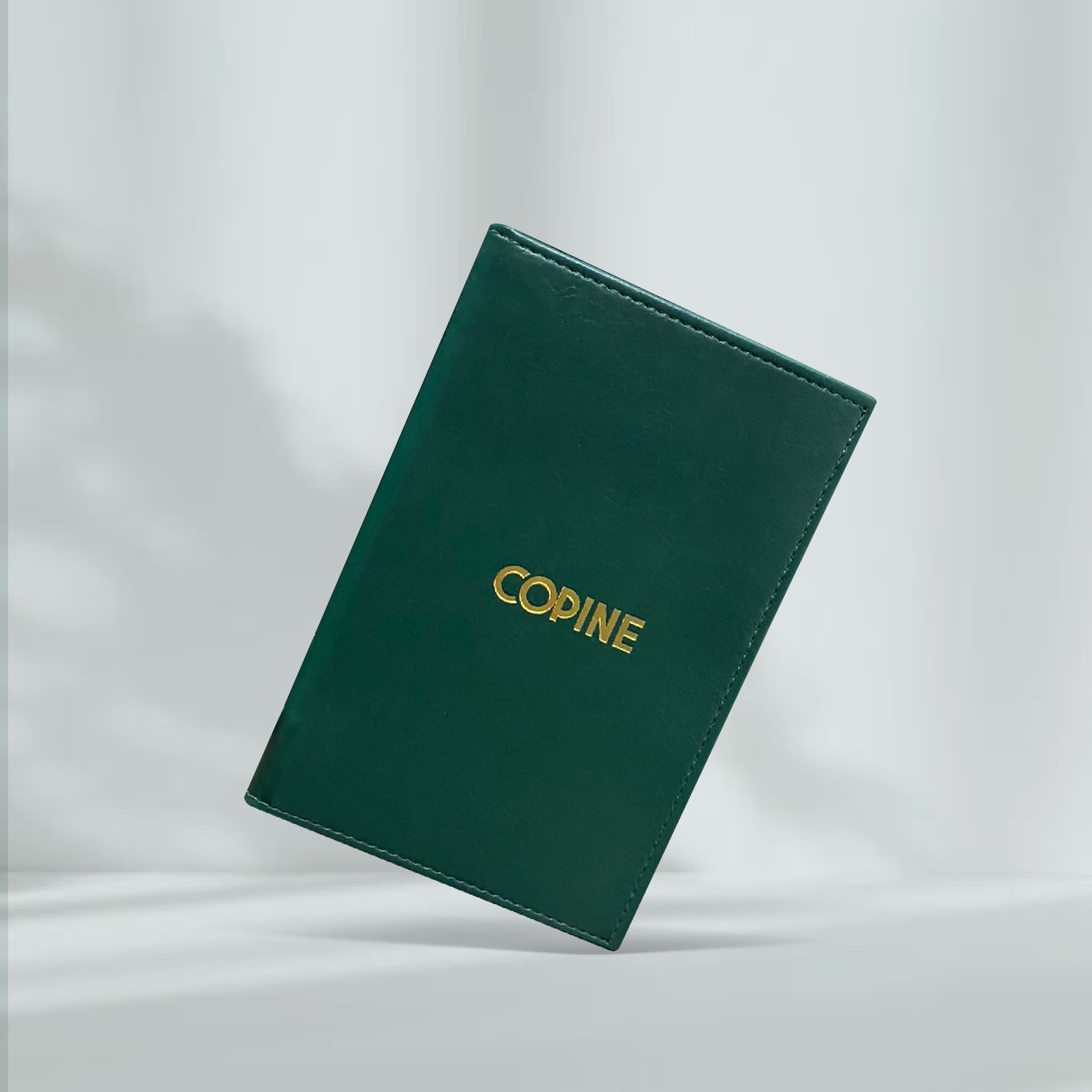 Green Bill Folder ปกใบเสร็จหนังเทียม สีเขียว