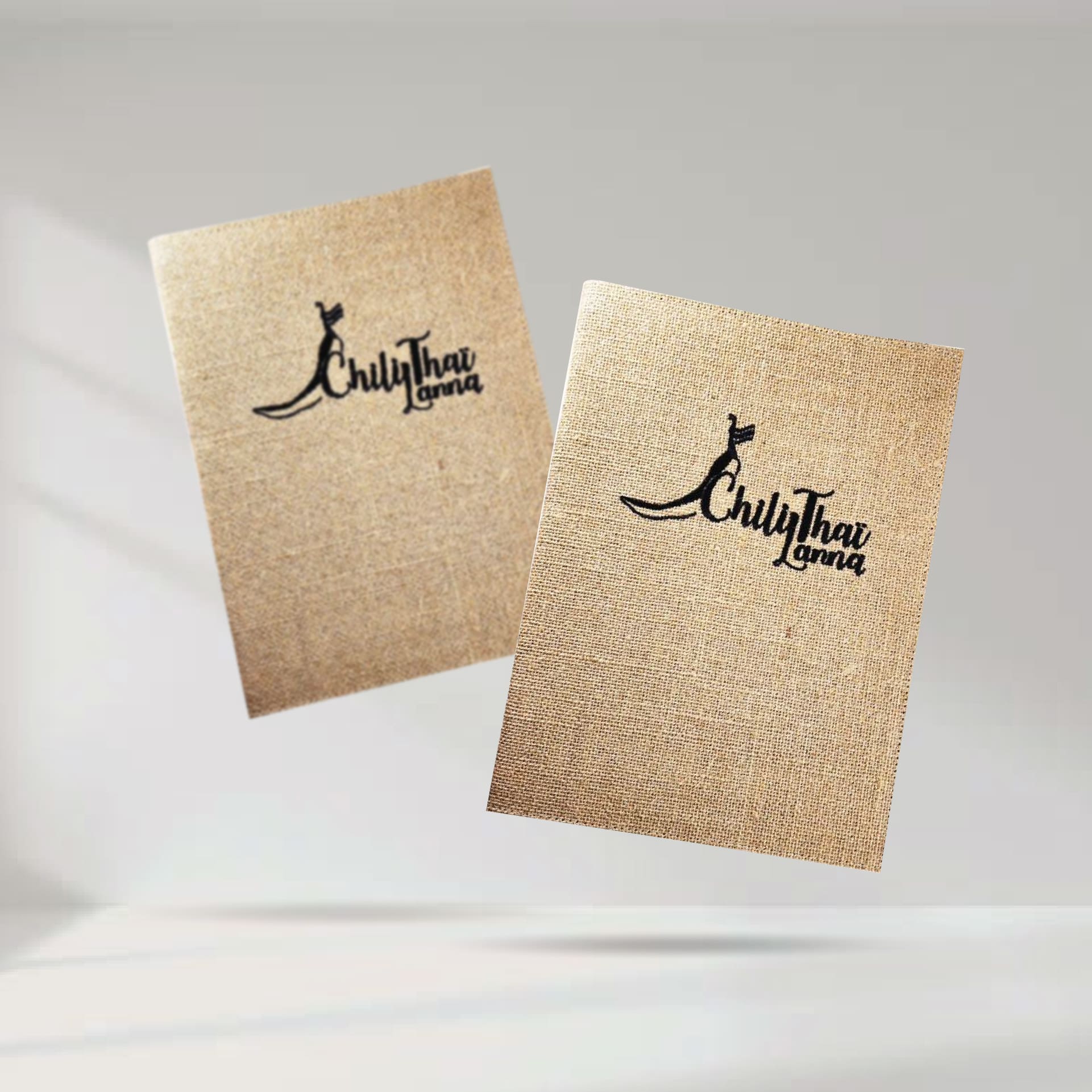 Sackcloth Fabric Menu Cover ปกเมนูผ้ากระสอบเคลือบกันน้ำ