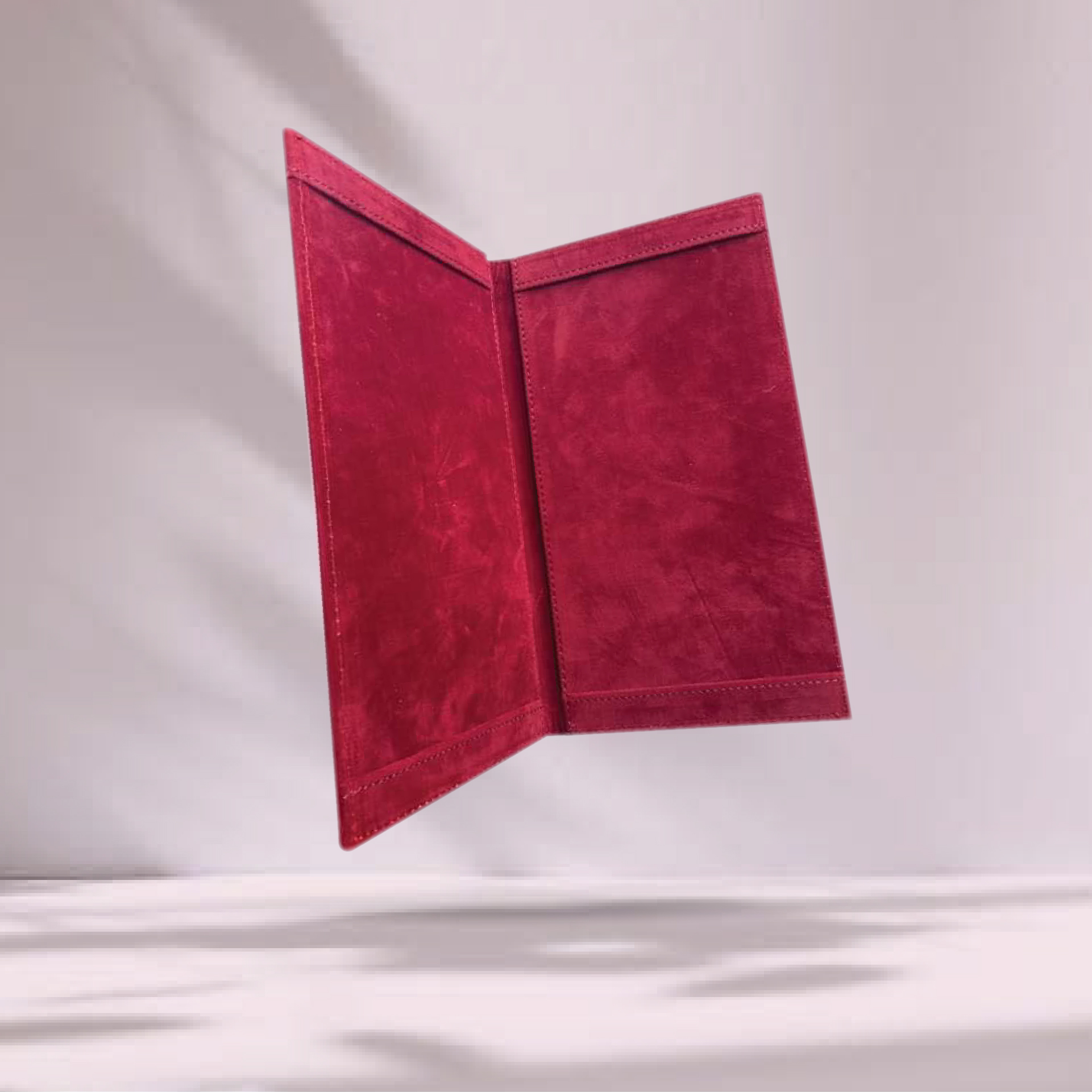 Premium Velvet Menu Cover ปกเมนูผ้ากำมะหยี่เกรดพรีเมี่ยม สีแดงเลือดหมู
