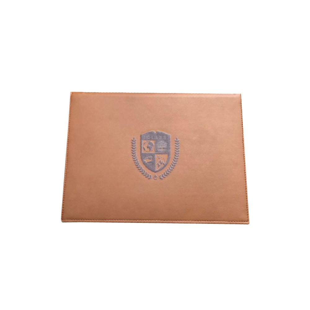 Brown Leather Certificate Cover ปกประกาศนียบัตรหนังเทียมพีวีซี