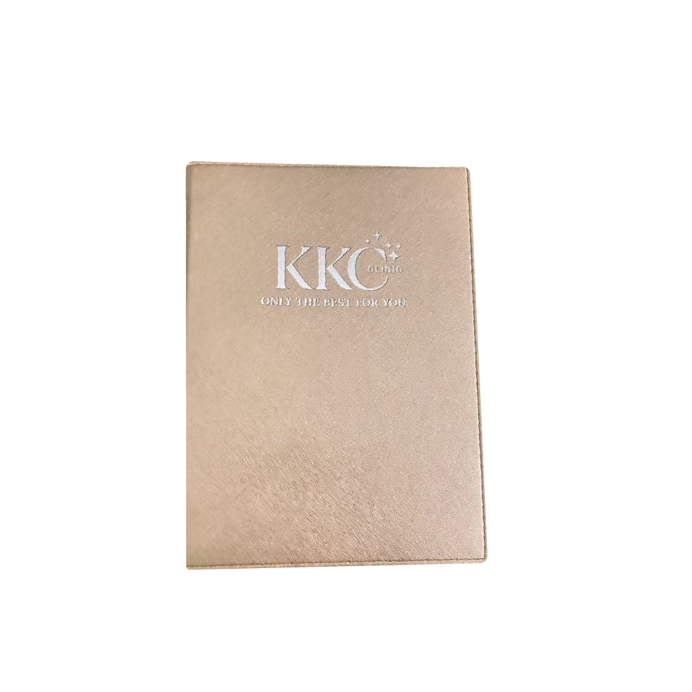 Golden Leather Folder ปกแฟ้มหนังเทียมพราด้าสีทอง