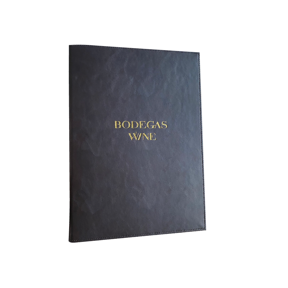 Leatherette Menu Cover ปกเมนูหนังเทียมพีวีซี สีน้ำตาล