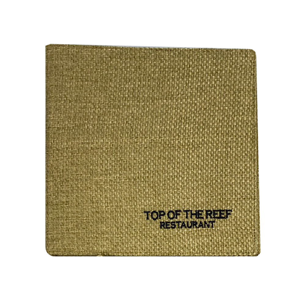 Fabric Menu Cover  ปกเมนูผ้านำเข้า