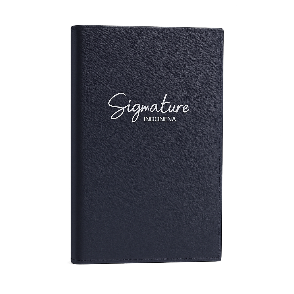 Four View - Leather Menu Cover ปกเมนูหนังเทียมพีวีซีพราด้า สีกรม